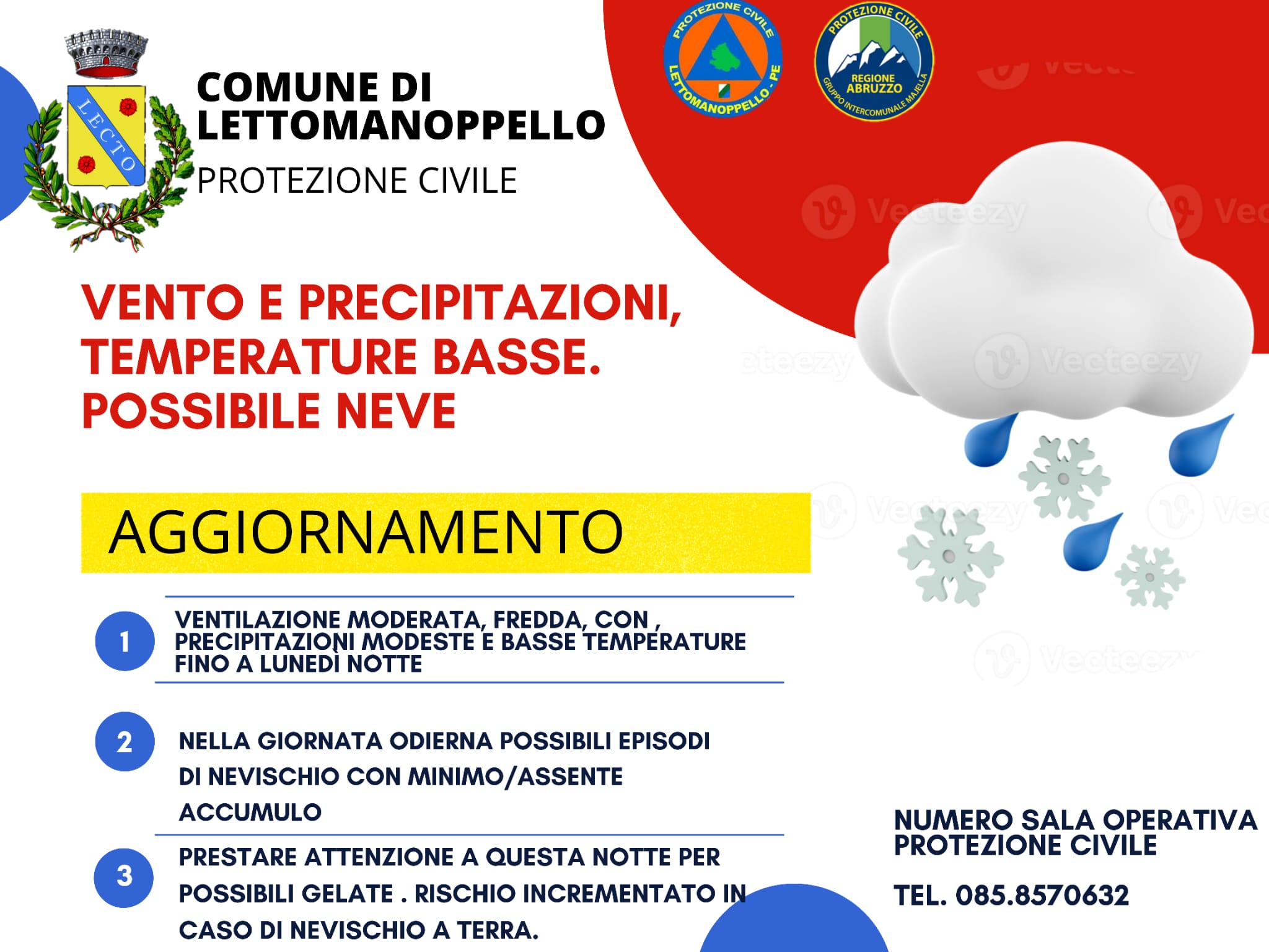 Situazione Meteo  13-14 Gennaio