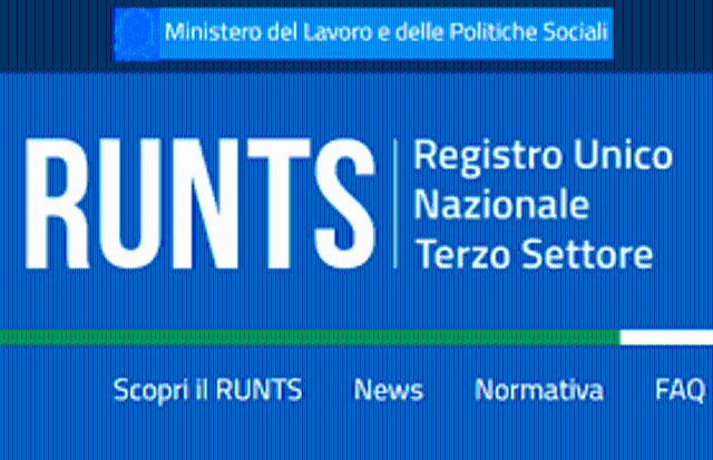 RUNTS - Verifica elenco allegato per trasmissione documenti alla Regione Abruzzo