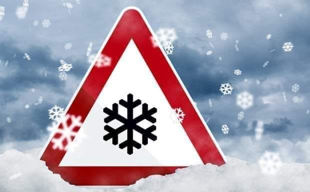 Allerta meteo da venerdi' 12 febbraio 